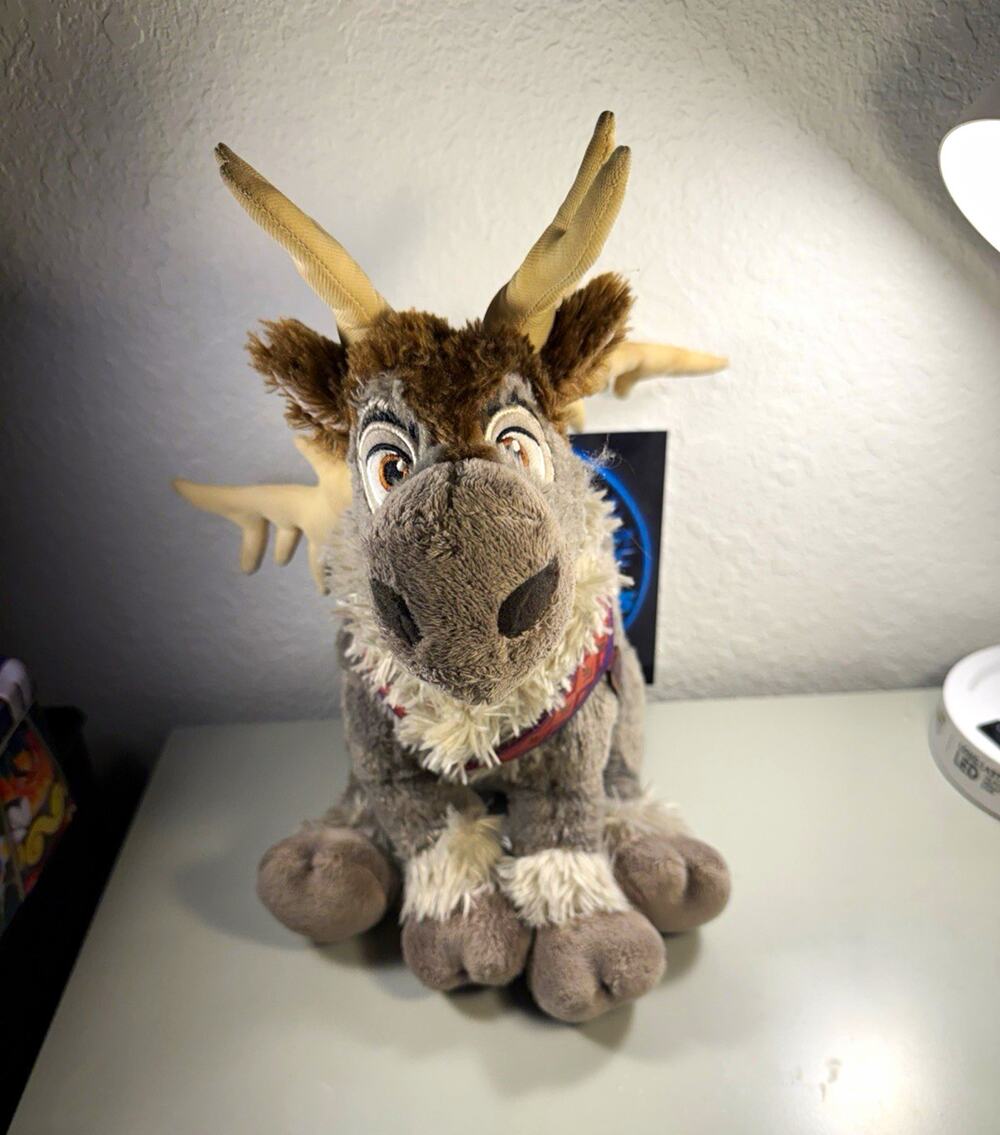 Disney Frozen Sven Reindeer Plush Stuffed Animal Medium 14-24 in 2022 MPN 25083